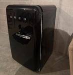 SMEG Tafelmodel koelkast zwart, Ophalen, Zo goed als nieuw