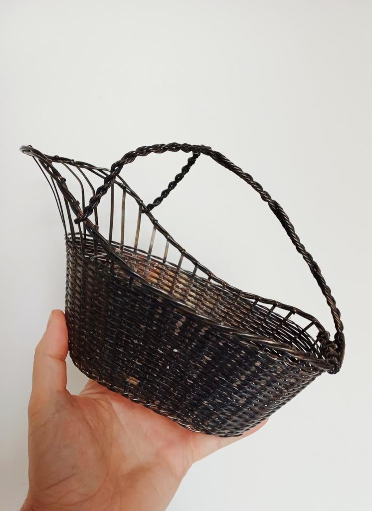 Corbeille à vin en argent ou en métal argenté, Enlèvement ou Envoi