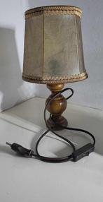 Tafellamp jaren 50, Huis en Inrichting, Lampen | Tafellampen, Ophalen of Verzenden, Zo goed als nieuw, Hout