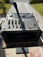 Rack dj complet rodec bx-9 / lecteur double cd / sennheiser, Ophalen, Zo goed als nieuw