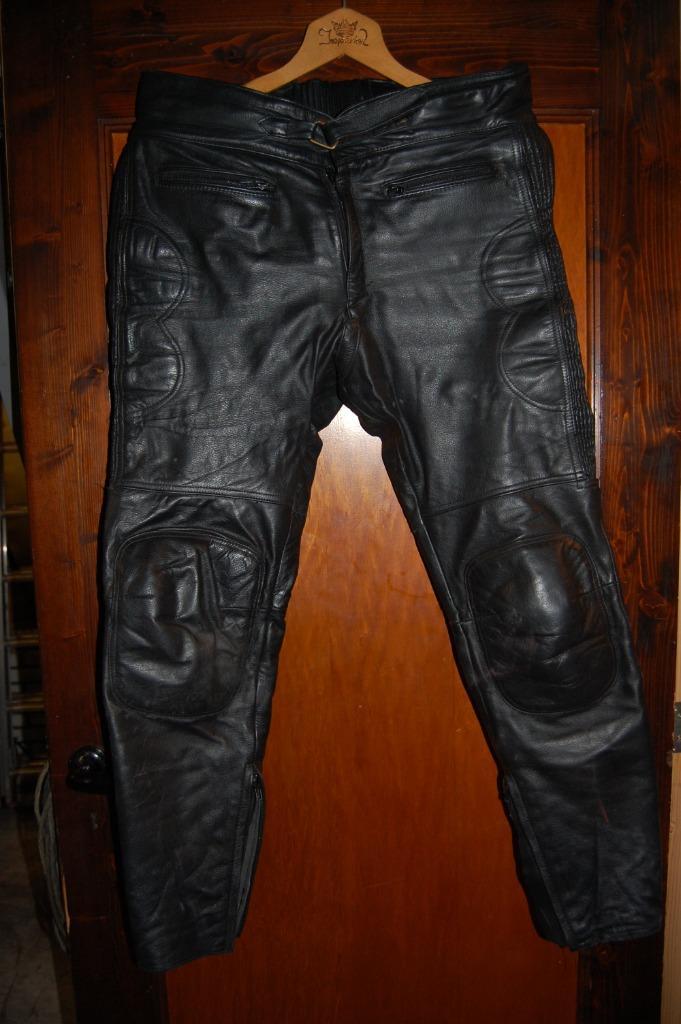 lederen motorpak en rug protector, Motoren, Kleding | Motorkleding, Combipak, Tweedehands, Ophalen of Verzenden