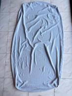 1 persoons badstof hoeslaken, Huis en Inrichting, Slaapkamer | Beddengoed, Eenpersoons, Blauw, Hoeslaken of Sloop, Ophalen of Verzenden