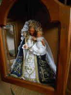 Wassen beeld van Clarissen in houten nis, Antiek en Kunst, Antiek | Religieuze voorwerpen, Ophalen