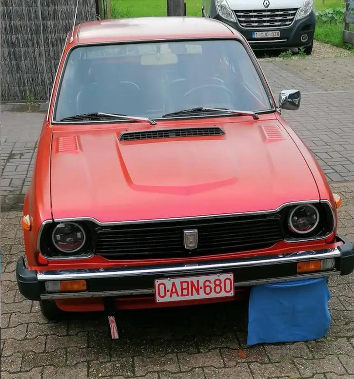 1979 Honda Civic Project + extra onderdelen, Auto's, Honda, Particulier, Civic, Radio, Benzine, Stadsauto, 3 deurs, Automaat, Rood
