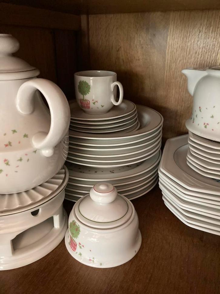 Vaisselle Gallo Bäumchen Mandarin, Antiquités & Art, Antiquités | Services (vaisselle) pièces, Enlèvement ou Envoi