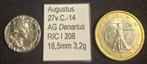 Keizer 1.1: Augustus - Zilver AG Denarius - VF+, Enlèvement ou Envoi, Autres pays, Monnaie en vrac, Argent