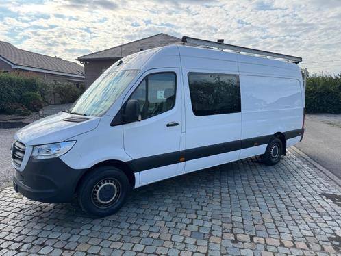 Mercedes Sprinter 316 L3H2 9G-tronic Dubbel cabine 3,5t trek, Auto's, Bestelwagens en Lichte vracht, Bedrijf, Te koop, Mercedes-Benz