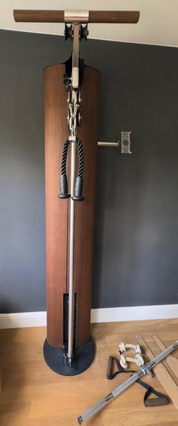 NOHrD SlimBeam verstelbare duo pulley walnoot als nieuw beschikbaar voor biedingen