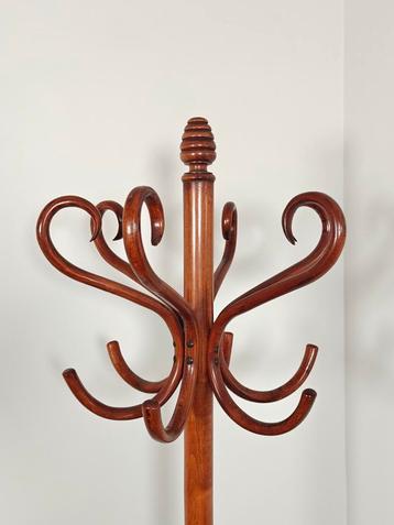 Antieke thonet stijl staande kapstok  beschikbaar voor biedingen