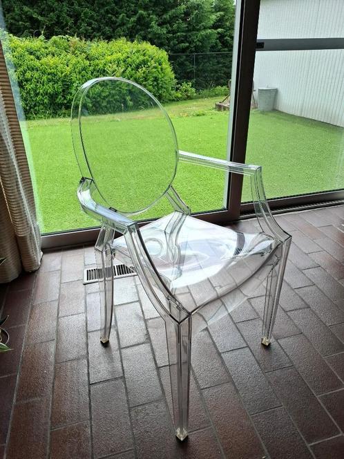 Philippe Starck - Louis Ghost stoel - Kristal, Huis en Inrichting, Stoelen, Gebruikt, Eén, Kunststof, Overige kleuren, Ophalen