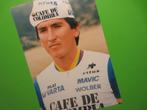 wielerfoto  1987 team cafe de colombia luis herrera, Sport en Fitness, Verzenden, Zo goed als nieuw