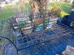 Bancs de jardin en métal forgé. 3 pièces., Tuin en Terras, Tuinbanken, Ophalen of Verzenden, Gebruikt, Metaal