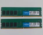 Crucial by Micron, 2 x 4G, Desktop, Utilisé, Enlèvement ou Envoi, DDR4