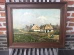 D'HONDT PIETER °1859-Olie op paneel(18)83-34,5 x44,5 cm, Antiek en Kunst, Ophalen of Verzenden