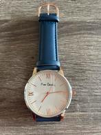 Pierre Cardin horloge, Handtassen en Accessoires, Overige merken, Leer, Staal, Polshorloge