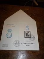 Enveloppe  Hommage à la Princesse Grace MONACO postzegel, Ophalen of Verzenden