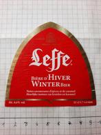 Bieretiket Leffe Winterbier, Verzamelen, Biermerken, Ophalen of Verzenden, Gebruikt, Leffe