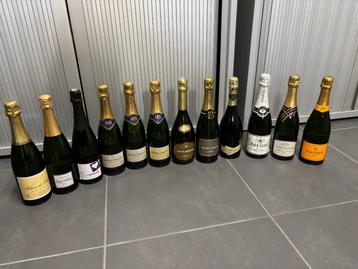 Lot de 12 bouteilles Champagne / mousseux beschikbaar voor biedingen
