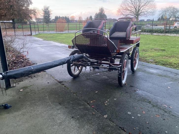 Easystep marathon koets, Dieren en Toebehoren, Rijtuigen en Koetsen, Gebruikt, Marathonwagen, Paard of Pony