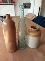 Brits en Duits Glaswerk en Kruik WO1,  origineel, Verzamelen, Ophalen of Verzenden