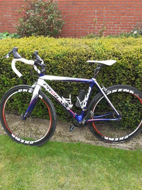 Koersfiets carbon Prorace UHM - maat 52, Sport en Fitness, Wielrennen, Zo goed als nieuw, Ophalen
