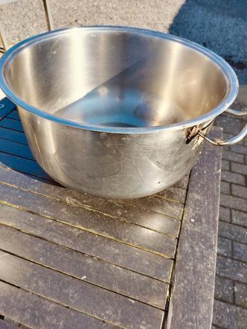 10 L diepe soep pot inox, Enlèvement ou Envoi, Comme neuf, Inox