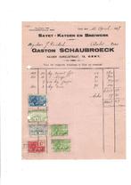 Ancienne facture 1927, Enlèvement ou Envoi, Utilisé