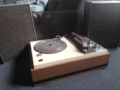 *VINTAGE* platenspeler 1970 met 2 boxen, Audio, Tv en Foto, Platenspelers, Gebruikt, Platenspeler, Ophalen