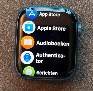 Apple watch 7 4G/cellular 45mm donkerblauw beschikbaar voor biedingen
