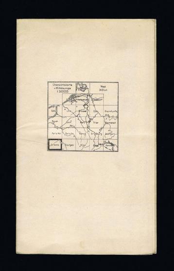 Duitse stafkaarten Frankrijk, Orléans en Bourges (1915) beschikbaar voor biedingen