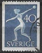 Suède 1953 - Yvert 374 - Gymnastique (ST), Timbres & Monnaies, Timbres | Europe | Scandinavie, Envoi, Suède, Affranchi