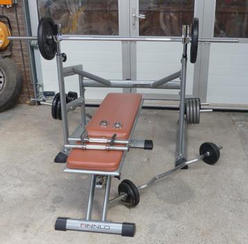 Finnlo Compleet set Bench press ( met 112kg  )