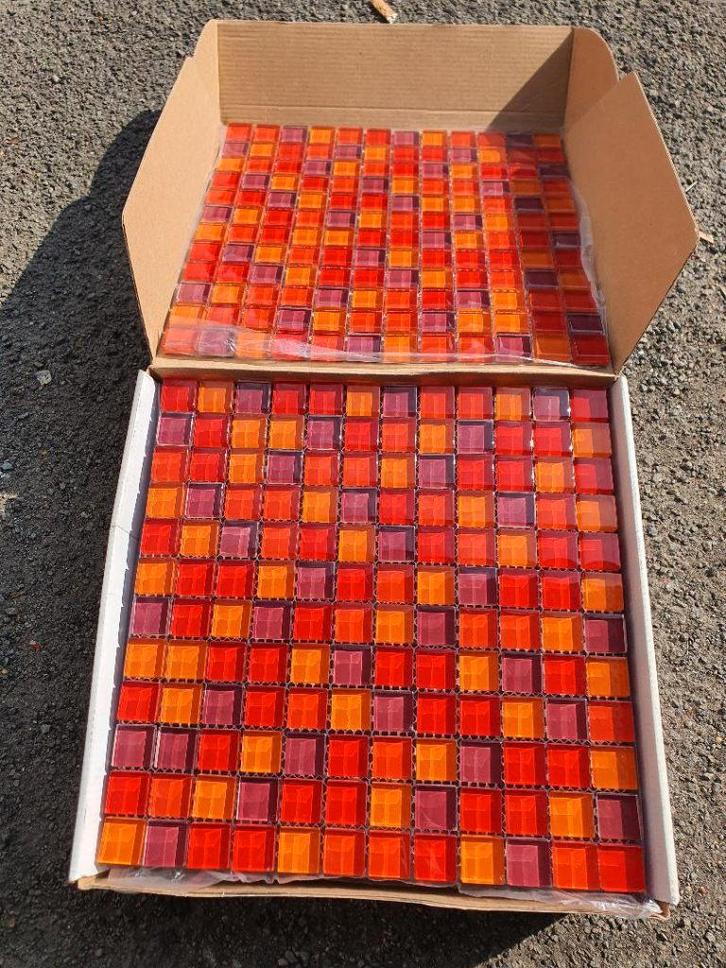 Mosaïque Verre 8 mm epaisseur, 23 euro / m2, Doe-het-zelf en Bouw, Tegels, Nieuw, Ophalen
