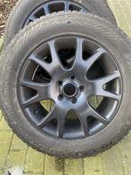Mercedes velgen met winterbanden, Auto-onderdelen, Gebruikt, Velg(en), 17 inch, Winterbanden