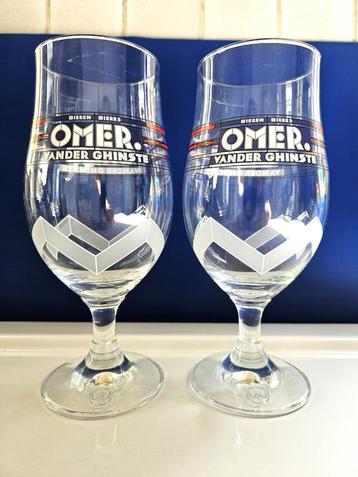 2 Omer glazen. beschikbaar voor biedingen