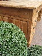 Teak Partnerdesk/bureau GRATIS LEVERING, Huis en Inrichting, Ophalen of Verzenden, Zo goed als nieuw, Bureau