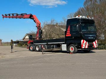 MAN TGX 35.480!8x4 TRIPLE!HIAB 62tm!CRANE/GRUE!EURO6! beschikbaar voor biedingen