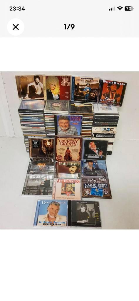 108 x Country CD, Cd's en Dvd's, Vinyl | Country en Western, Gebruikt, Verzenden