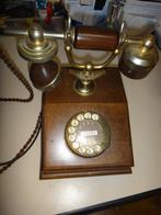 T.K. antiek look werkende  telefoon i.z.g.st, Telecommunicatie, Ophalen of Verzenden, Gebruikt, Met draaischijf