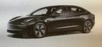 Tesla model 3, Auto's, Automaat, Achterwielaandrijving, Zwart, Leder