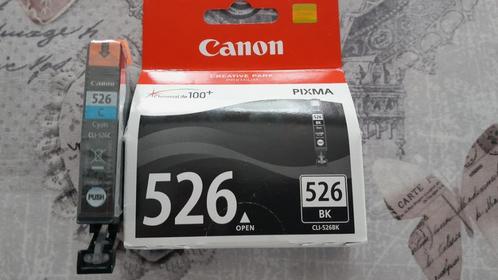 NIEUWE Inktpatronen cartridges CANON CLI-526BK en CLI-526C, Computers en Software, Printerbenodigdheden, Nieuw, Cartridge, Ophalen of Verzenden