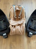 Maxi Cosi Pebble plus + 2 basissen 2wayfamily + koeka hoes, Kinderen en Baby's, Ophalen, Gebruikt, Maxi-Cosi, Autogordel of Isofix