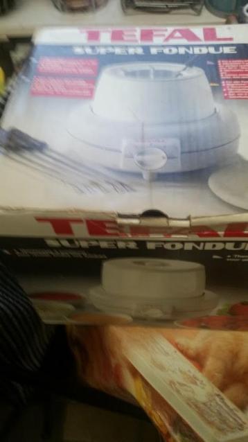 Tefal fondue, Elektronische apparatuur, Ophalen, Zo goed als nieuw, Elektrisch, Fondueset