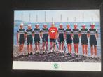 wielerkaart 1975 team zonca colnago salm, Comme neuf, Envoi