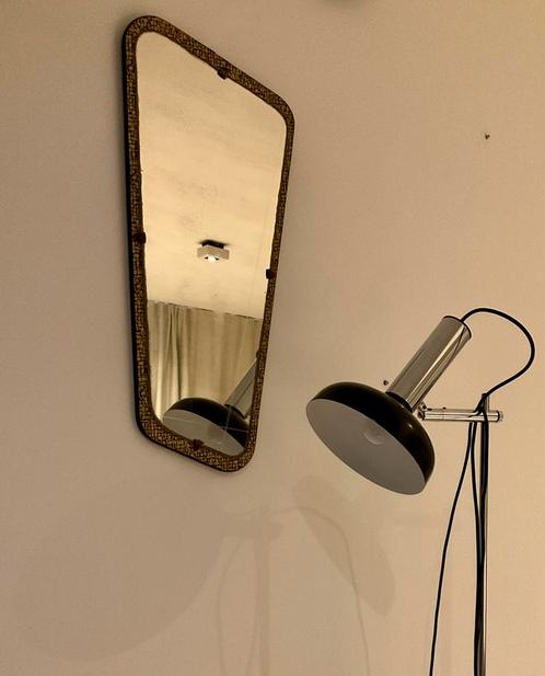 Vintage spiegel fifties, Antiek en Kunst, Antiek | Spiegels, Ophalen of Verzenden