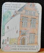 sous bock stella artois  année du patrimoine bruxelles(4), Verzamelen, Ophalen of Verzenden, Gebruikt, Viltje(s), Stella Artois