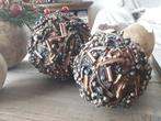 Set met 2 luxueuze decoratiebollen, Ophalen of Verzenden, Nieuw