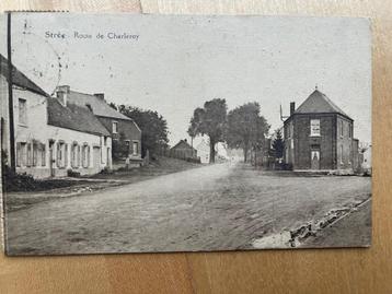postkaart Strée : Route de Charleroi -1930 beschikbaar voor biedingen