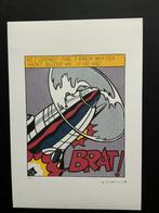 Lichtenstein  genummerde litho met reliëfstempel, Antiek en Kunst, Ophalen of Verzenden