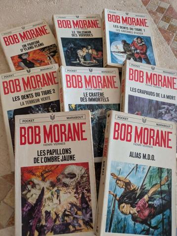 Lot de 8 "pocket marabout"  Bob Morane (H. Verne) (type 7). beschikbaar voor biedingen